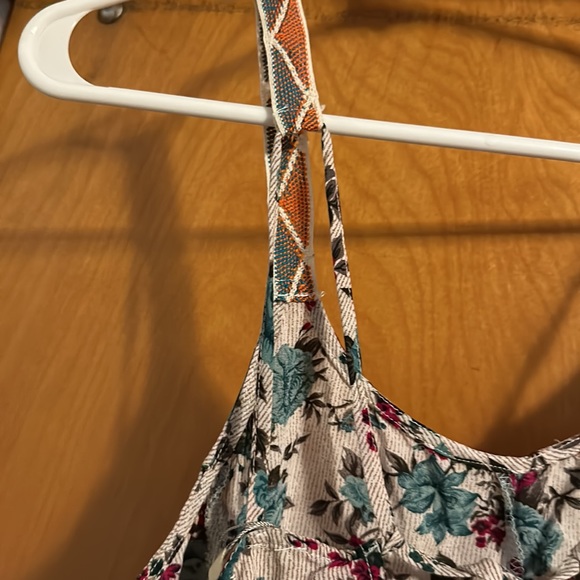 women’s tank top with fun back and floral designs - Picture 7 of 8